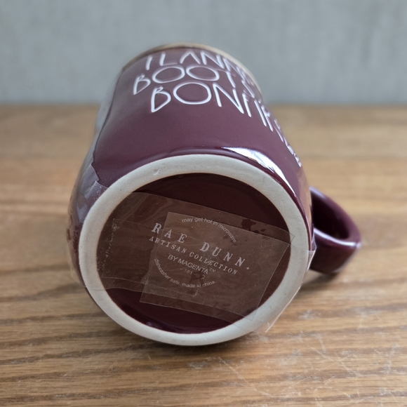 Rae Dunn FLANNELS BOOTS BONFIRES Mug - Picture 4 of 4